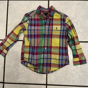 Ralph Lauren Easter Plaid Kids Shirt
